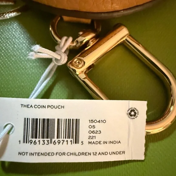 Tory Burch Thea Black and Tan Key & Card Holders sold as each - Picture 7 of 8